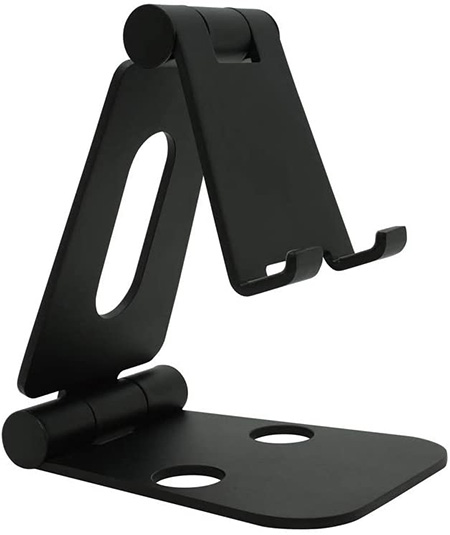 スマホやタブレットを置ける