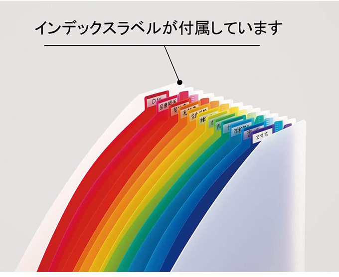 書類収納しやすく便利