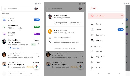 フリーメールアプリ